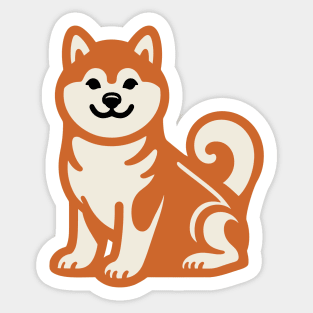 Shiba Inu Dog Sticker